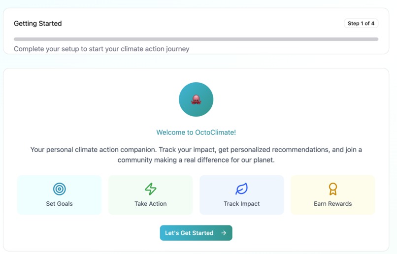 OctoClimate – AI Climate Companion 2.0 – screenshot 1