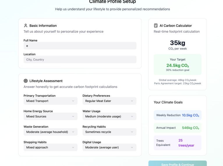 OctoClimate – AI Climate Companion 2.0 – screenshot 3