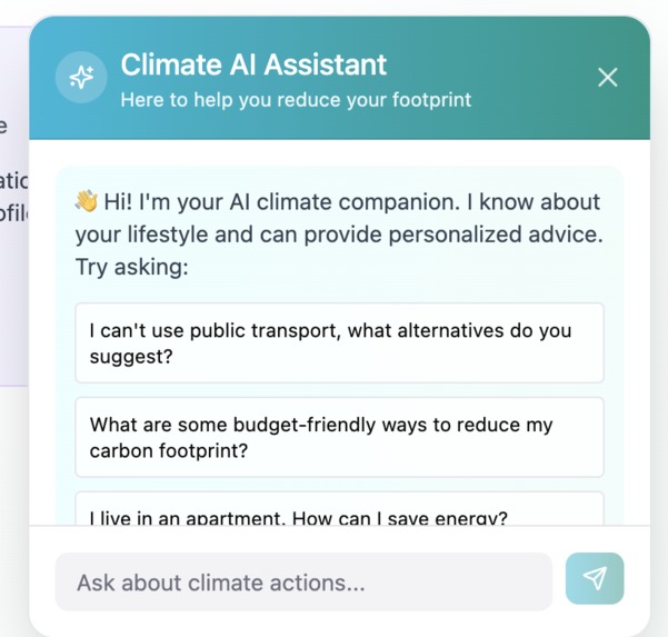 OctoClimate – AI Climate Companion 2.0 – screenshot 6