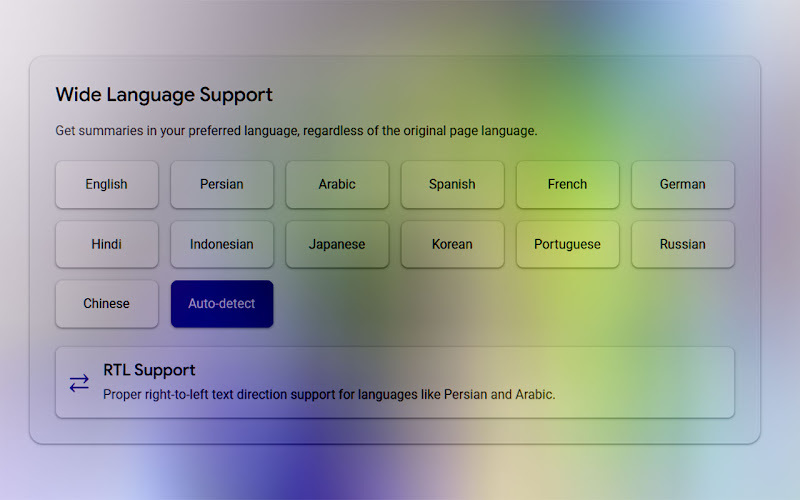 Gemini Page Insights: AI Summarizer for Chrome – screenshot 3