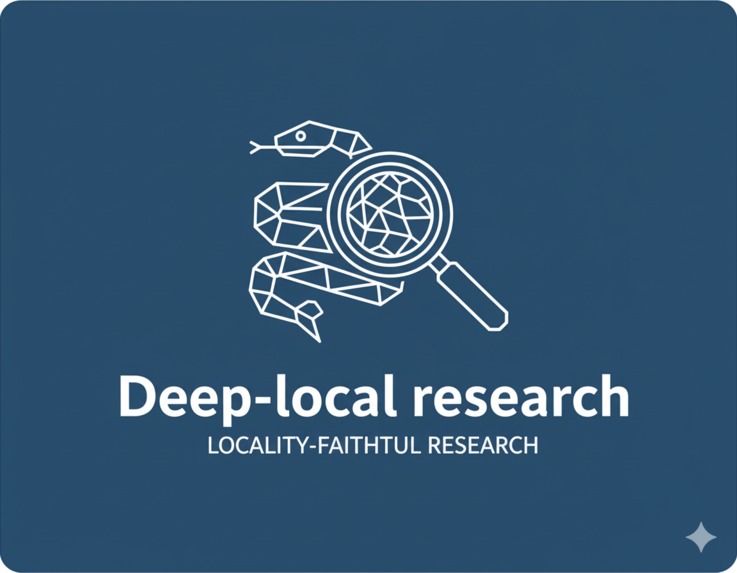 Deep-local research – screenshot 1