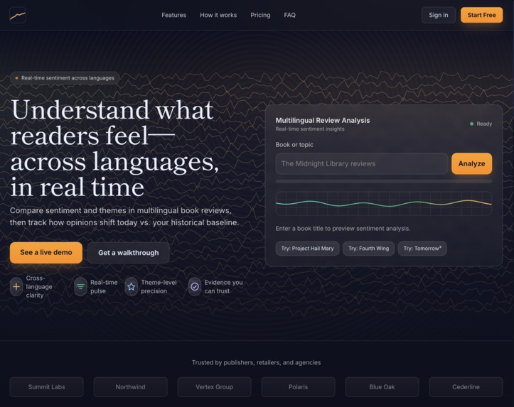 BookLang – screenshot 1