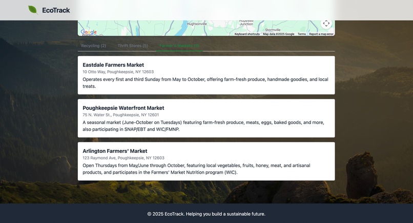 EcoTrack – screenshot 5