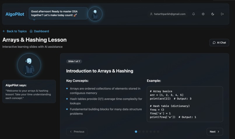 AlgoPilot – screenshot 1