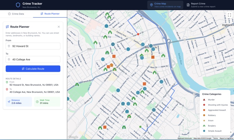 New Brunswick Crime Tracker – screenshot 1