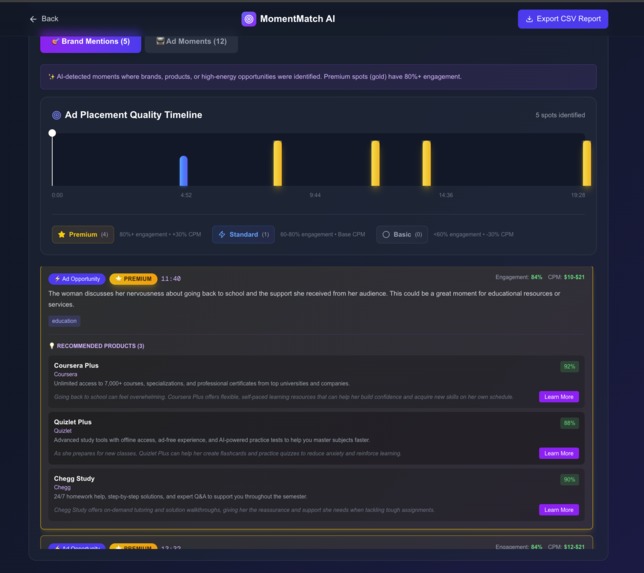 MomentMatch AI – screenshot 4