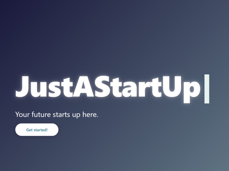 JustAStartUp – screenshot 1