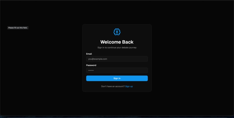 DebateMate – screenshot 2