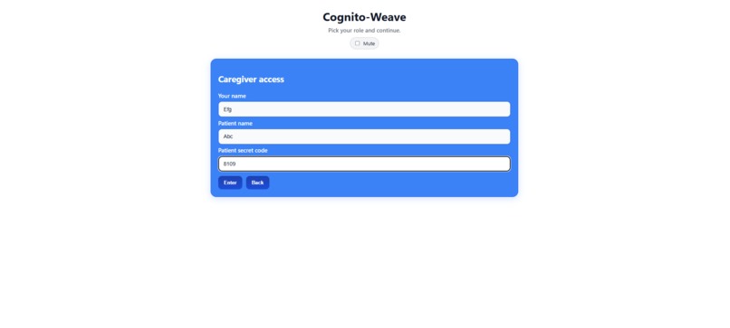 Cognito-Weave – screenshot 2