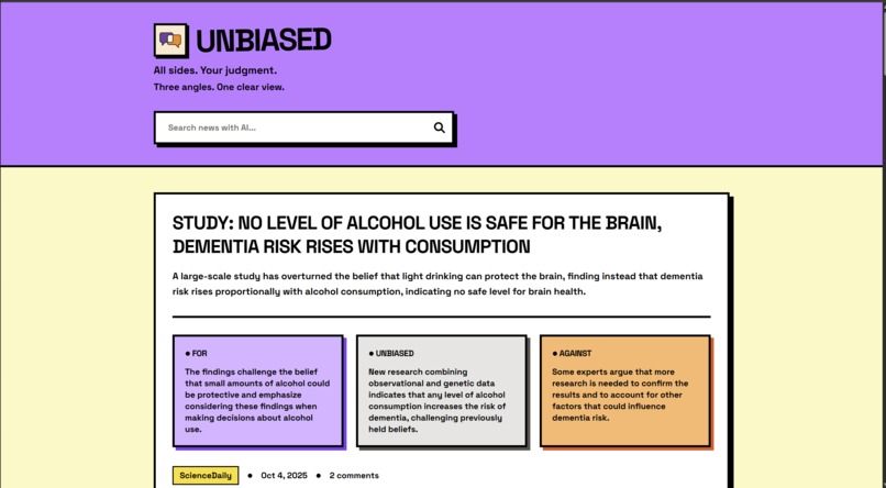 Unbiased – screenshot 1