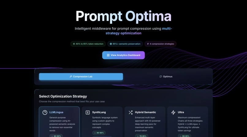 PromptOptima – screenshot 1