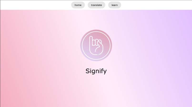 Signify – screenshot 1