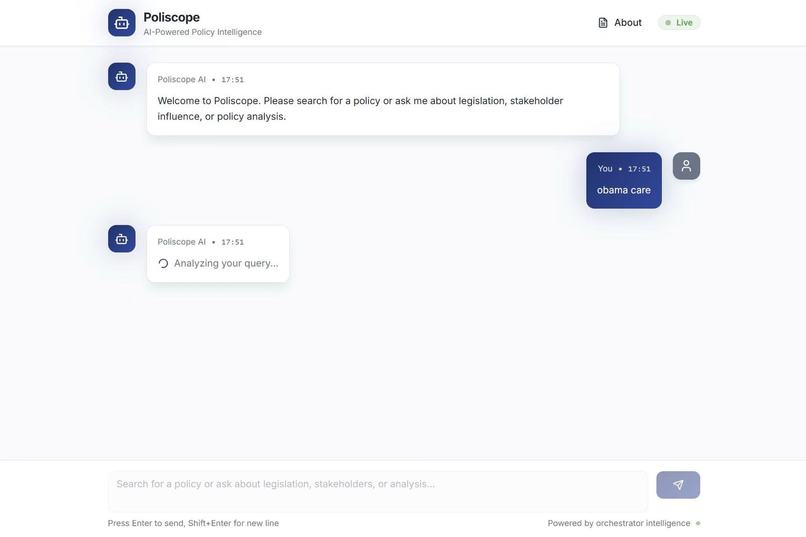 Poliscope – screenshot 1
