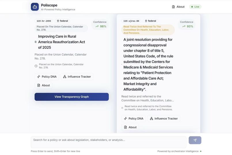 Poliscope – screenshot 2
