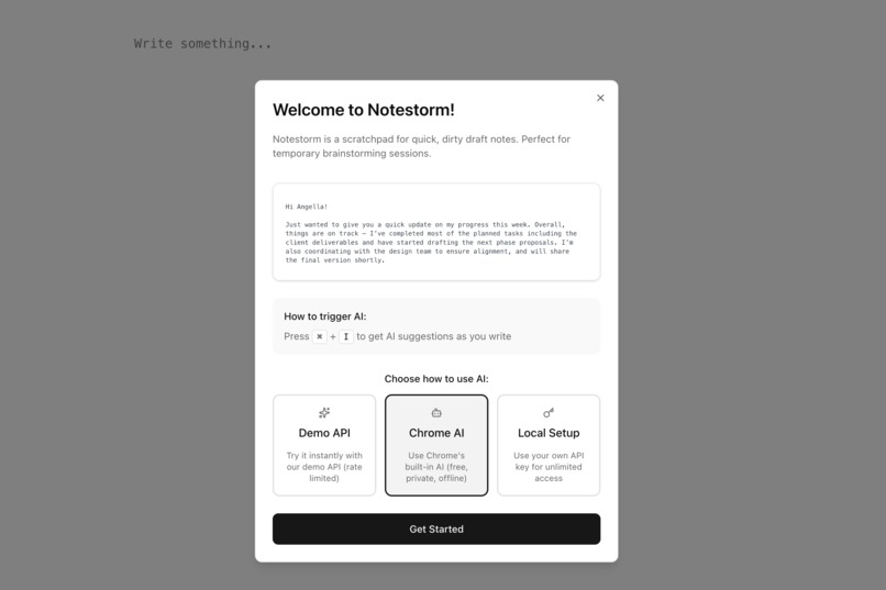Notestorm – screenshot 1