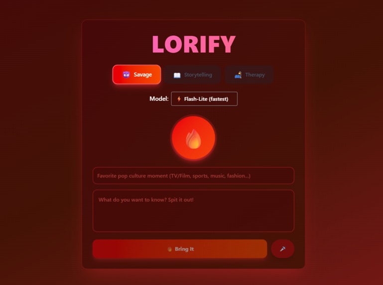 Lorify – screenshot 1