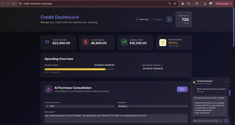Credit Scorecerer – screenshot 1