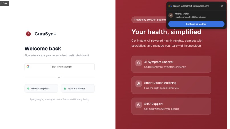 CuraSyn Plus – screenshot 2