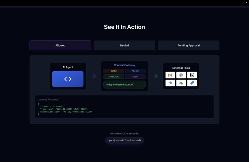 Conduit – screenshot 1