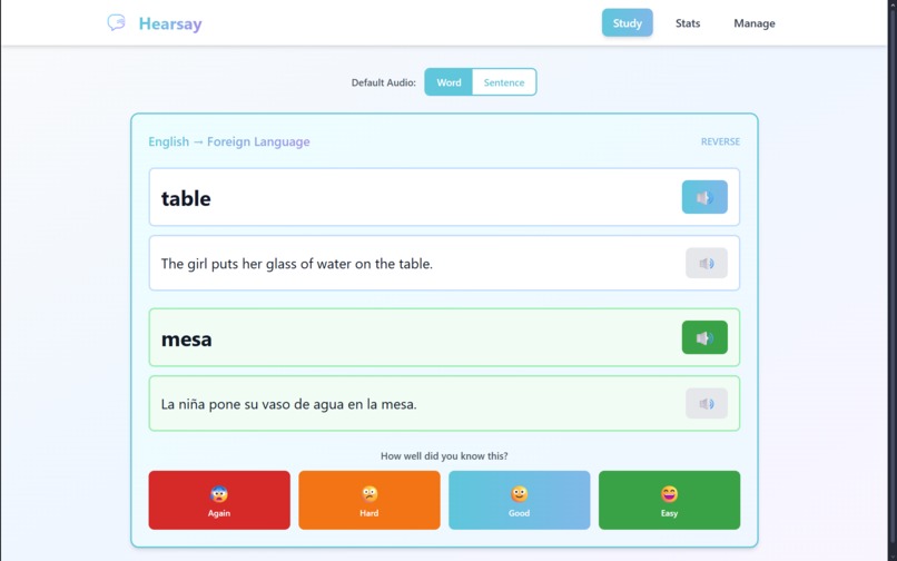 Hearsay – screenshot 2
