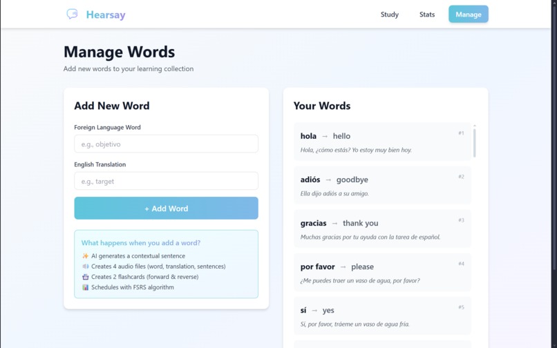 Hearsay – screenshot 4