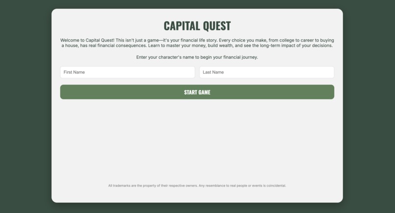 Capital Quest - Life Simulator  – screenshot 1