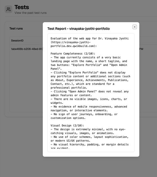 QwikBuild – screenshot 2