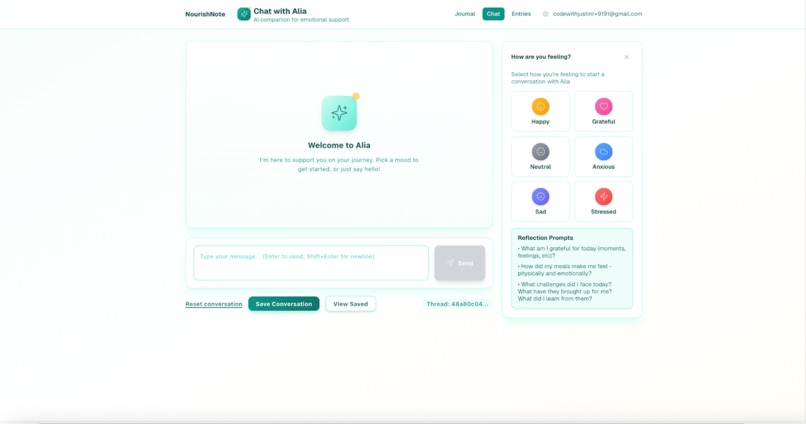 NourishNote – screenshot 2