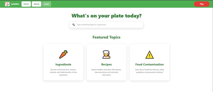 SafeBite – screenshot 2