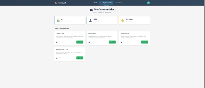 HomeLink – screenshot 2