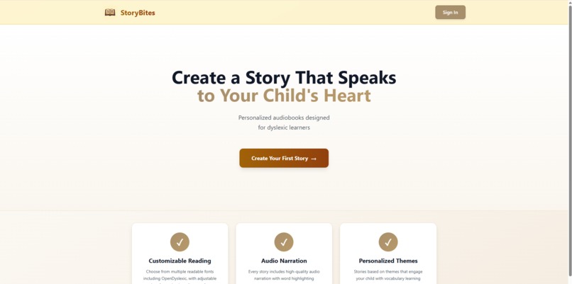 StoryBites – screenshot 1