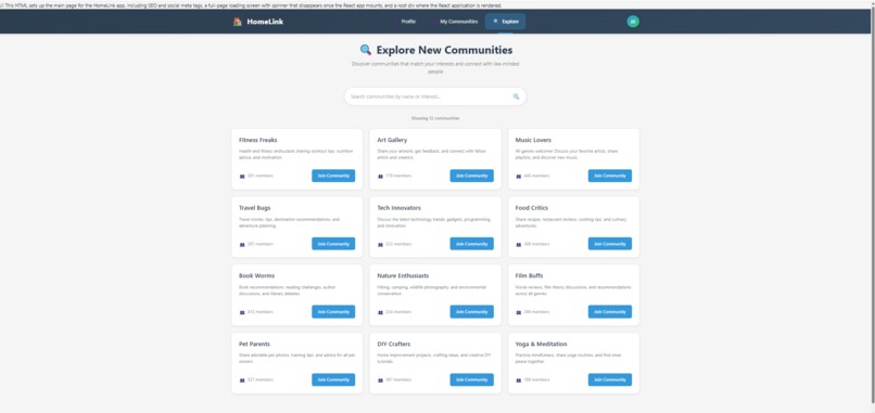 HomeLink – screenshot 3