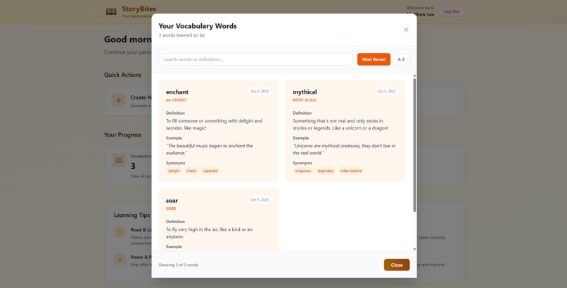StoryBites – screenshot 4