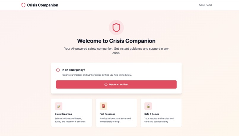 CrisisCompanion – screenshot 1
