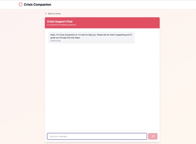 CrisisCompanion – screenshot 2