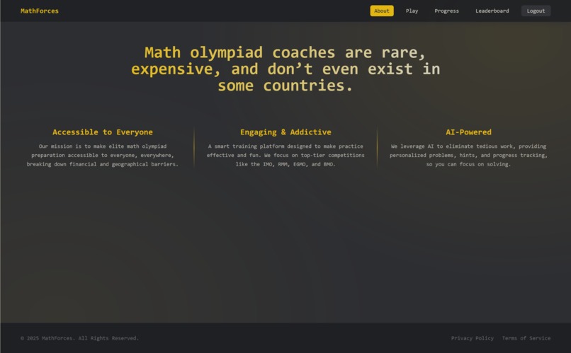 MathForces – screenshot 2