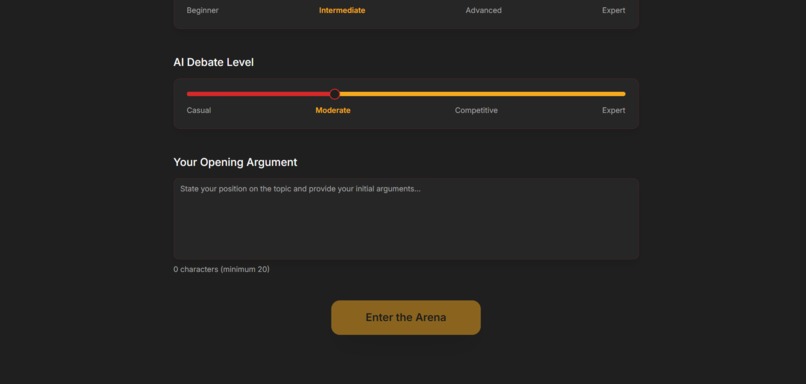 DebateCraft – screenshot 1