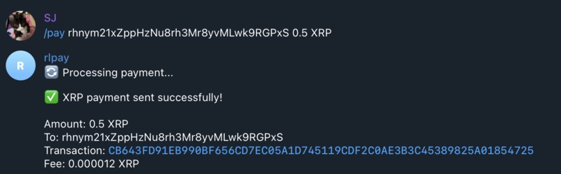 XRPay – screenshot 2