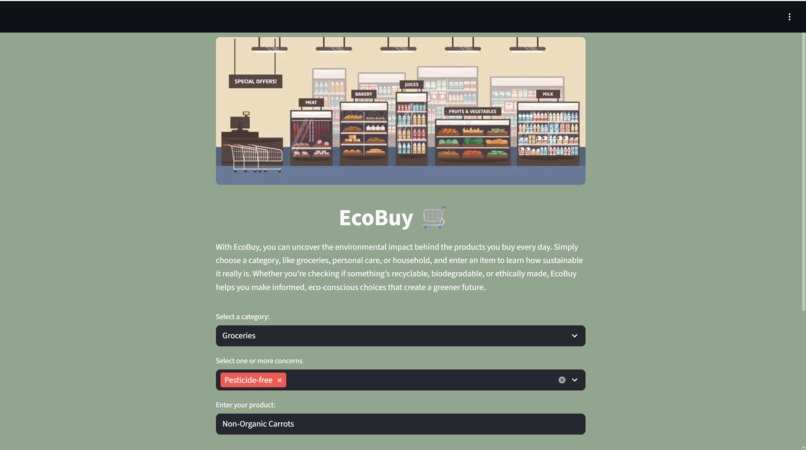 EcoBuy – screenshot 1