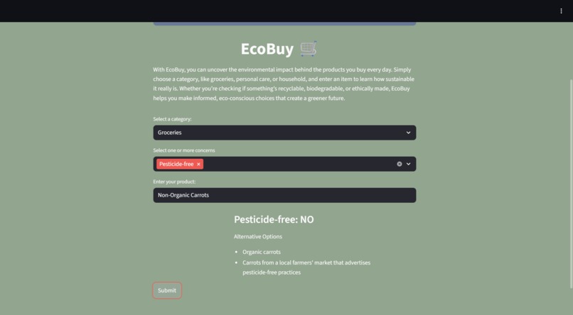 EcoBuy – screenshot 2
