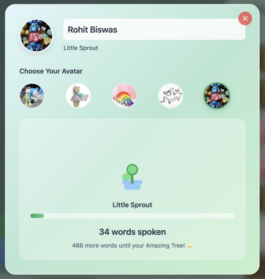 Stem.me| Virtual Companion for children with speech disorder – screenshot 2