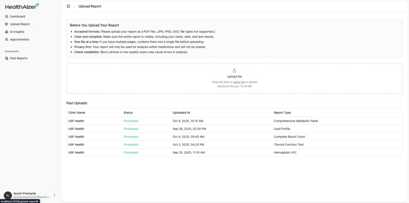 HealthAlzer – screenshot 8