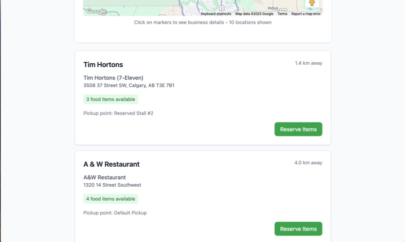 FreeFoodFindr – screenshot 3