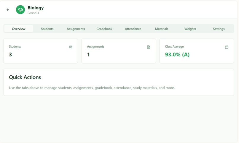 Graderly – screenshot 1