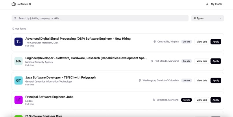 JobForge – screenshot 1