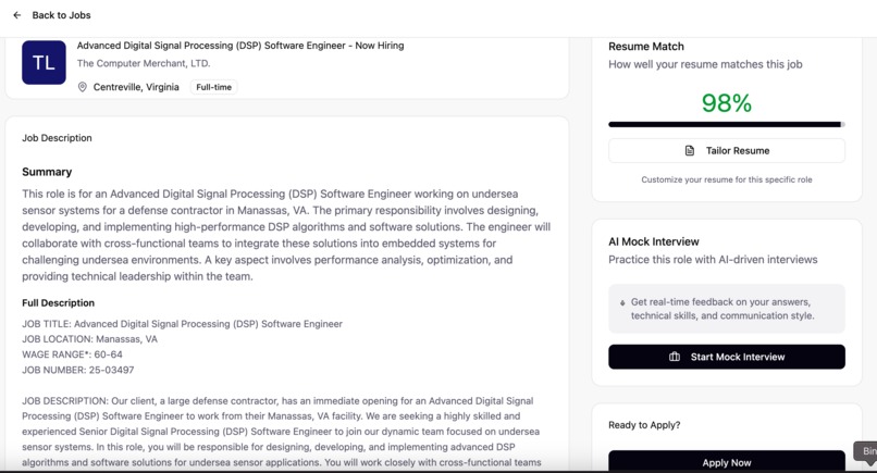 JobForge – screenshot 2
