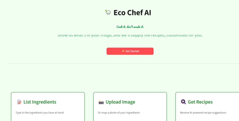 EcoChef AI – screenshot 2