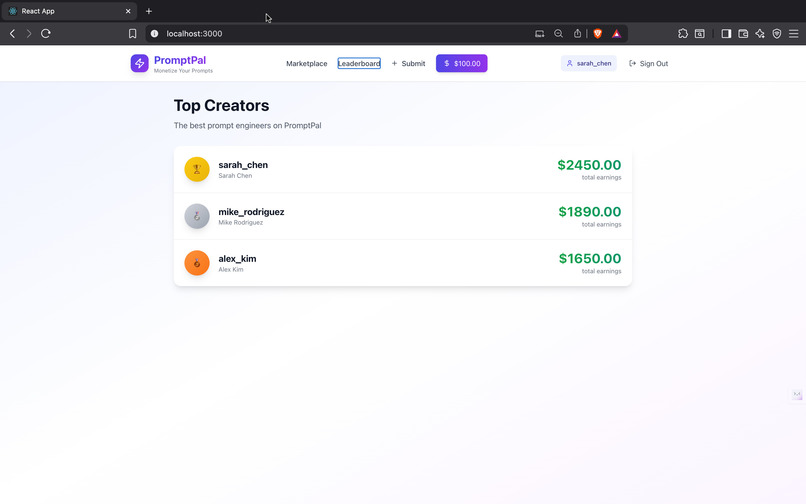prompt pal – screenshot 4