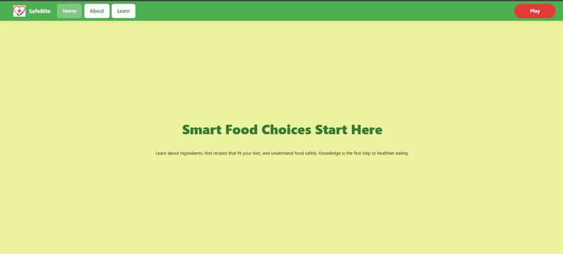 SafeBite – screenshot 1