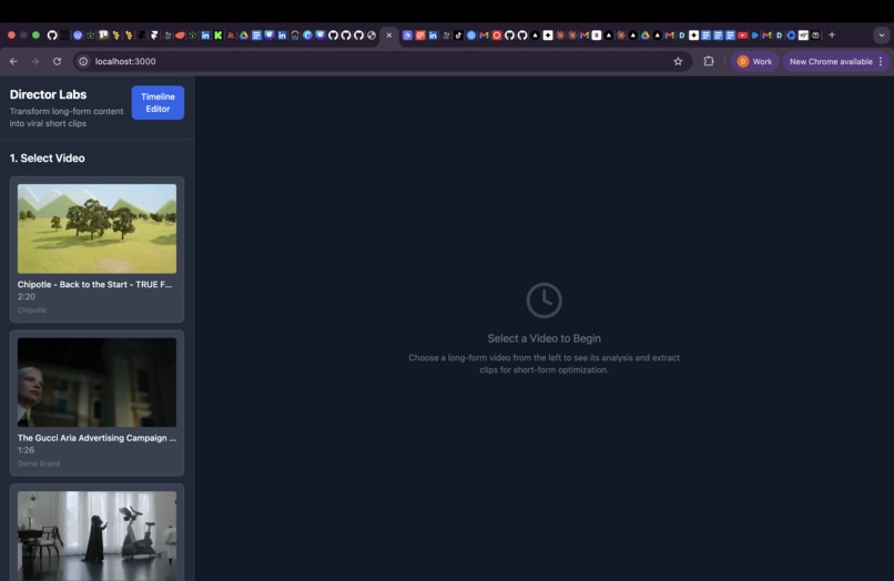 Director Labs – screenshot 1